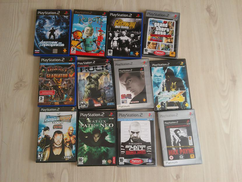 Dažas no manām orģinālajām PS2... Autors: proarturs Mana episkā videospēļu kolekcija !!!