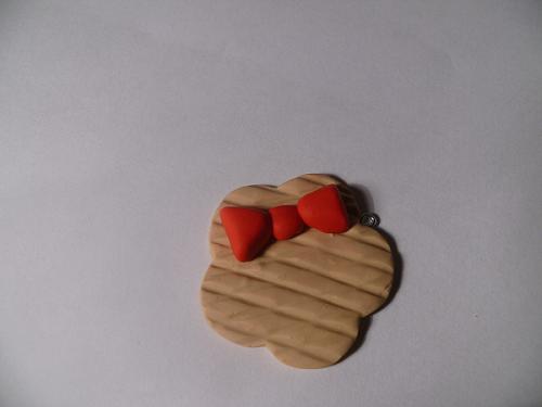 Vafele puķes formā ar sarkanu... Autors: Anchaaa Polymer clay charms