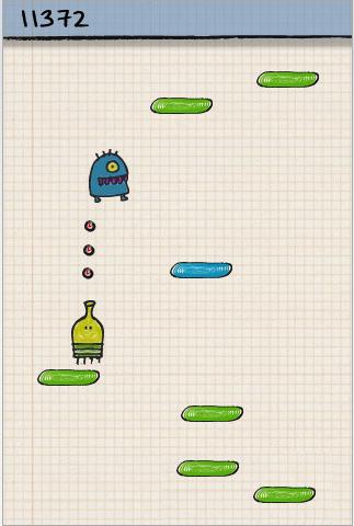 Doodle Jump  scaronī spēle... Autors: mei4aa Iesaku, šīs Google Play aplikācijas.
