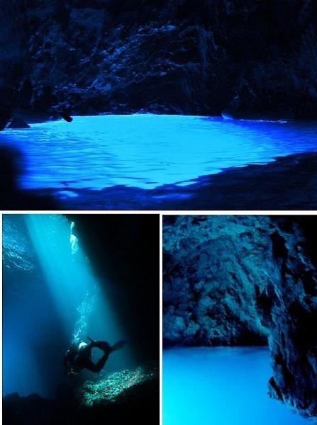 Zilā ala KorculaScaronī ir... Autors: Fosilija 5 iespaidīgas zemūdens alas