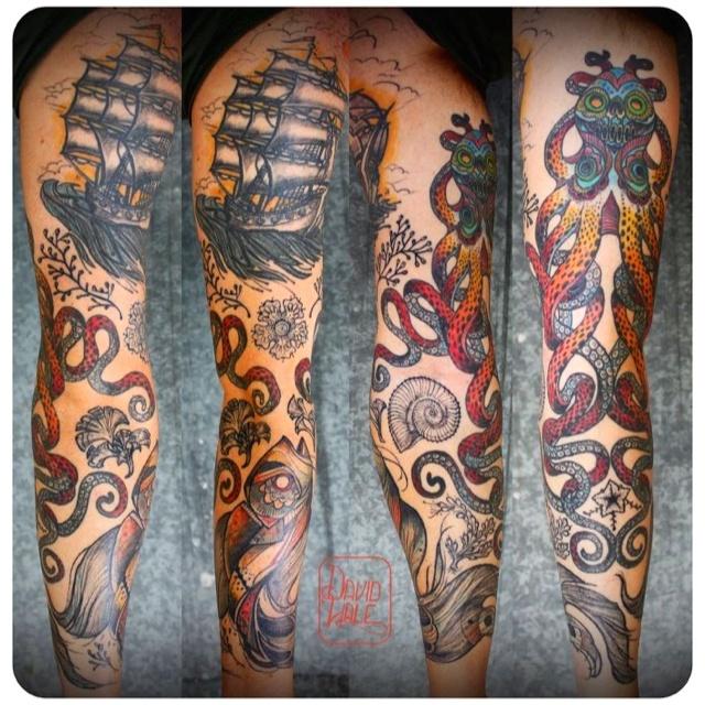  Autors: chokeONsmoke tattoos by David Hale. Part 2.