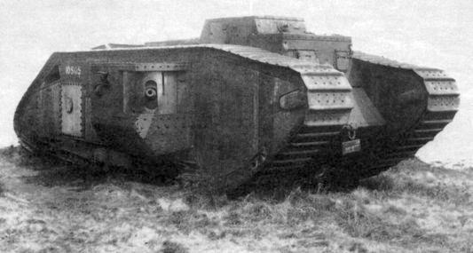 Lai gan maksimālais ātrums... Autors: Rozā Vienradzis Pirmais kaujas tanks - Mark I