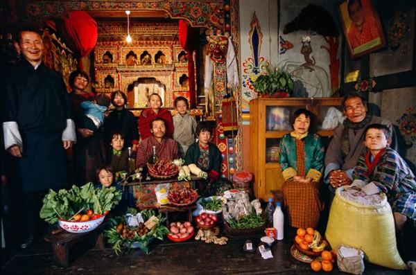 Butāna Namgeju ģimene nedēļā... Autors: Raziels Ko apēd nedēļā