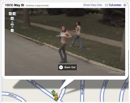 Atkailināscaronanās publiskā... Autors: kapeika Pārkāpumi, kas nokļuvuši Google Street View kadros