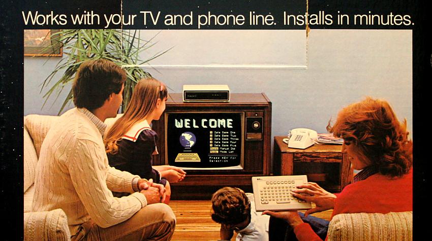 Viewtron 1983 - Internets  pirms Interneta.
