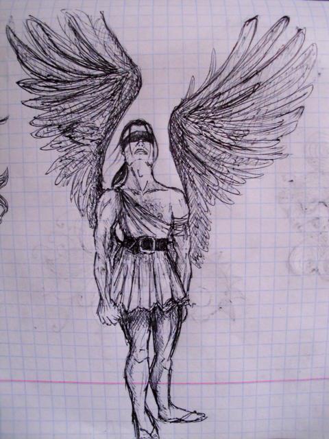 Uzskribelēju eņģeli bet... Autors: Ostina Jauns zīmējums + 2013.gada darbi+senāki
