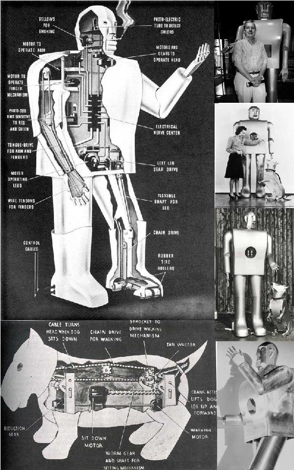 Elektro uzbūve Autors: Werkis2 1939. gada robots, kas smēķē un dara citas lietas