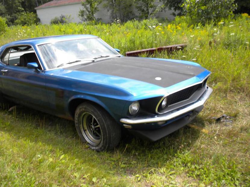  Autors: lolibobs Šķūnī atrod retu  1969 gada, Mustang Boss 302
