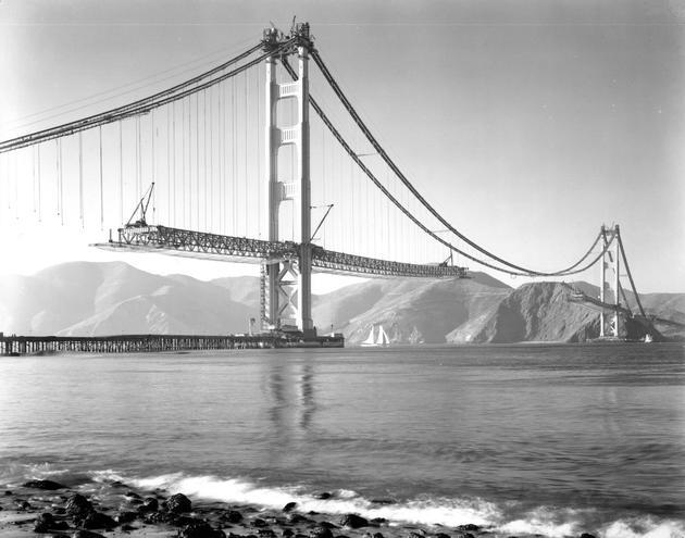 Golden Gate tilta būvniecība... Autors: GanjaGod Retas, vēsturiskas bildes 3. daļa