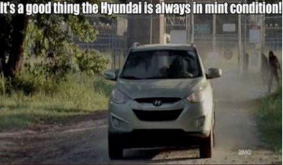Hyundai pat zombiju apokalipsē... Autors: ShakeYourBody The Walking Dead loģika