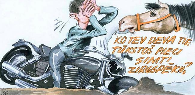 Divi policisti atrod... Autors: cezijscs karikatūras šoferiem