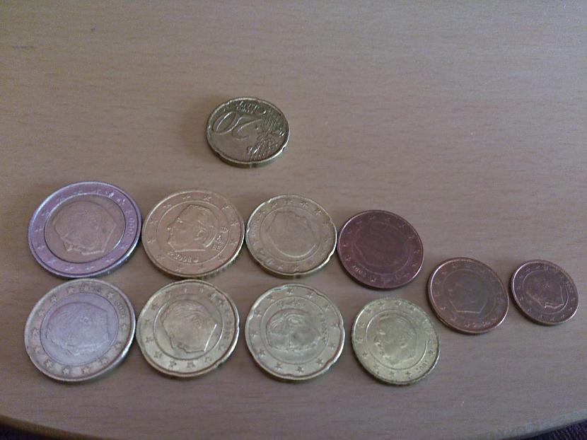 Beļģija  548 eur Autors: Man vienalga Eiro monētu kolekcija!