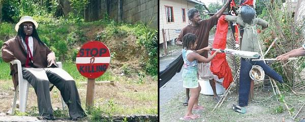 Trinidadā un Tobago uz ielām... Autors: GargantijA Lieldienu īpatnības.