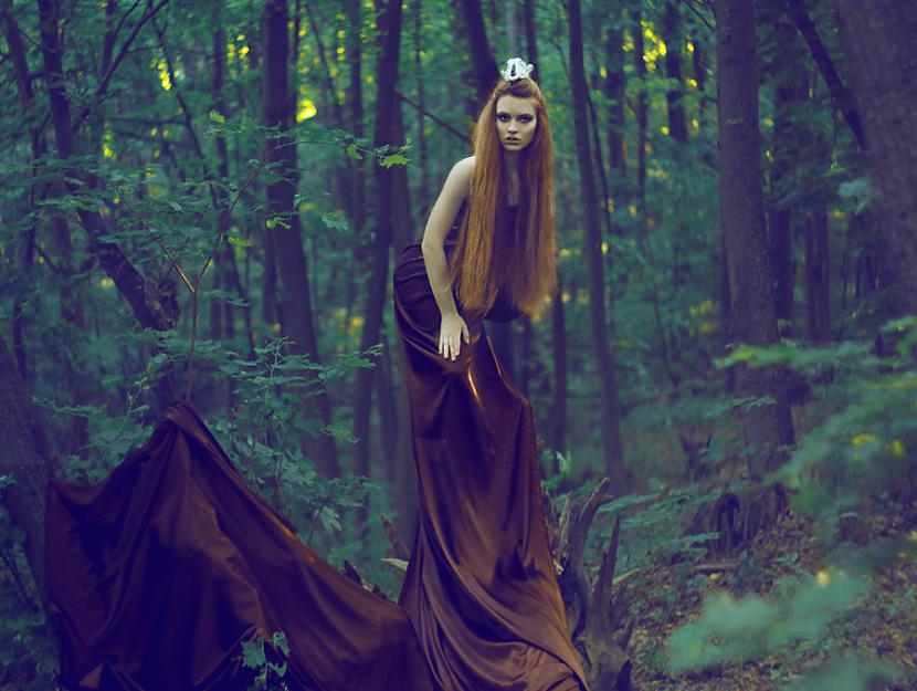  Autors: minerālis Women photo in forest