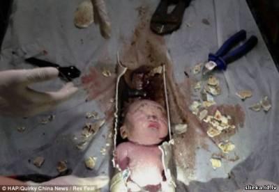  Autors: NikolaGoldova Ķīnā,zīdaini izglāba no kanalizācijas caurules