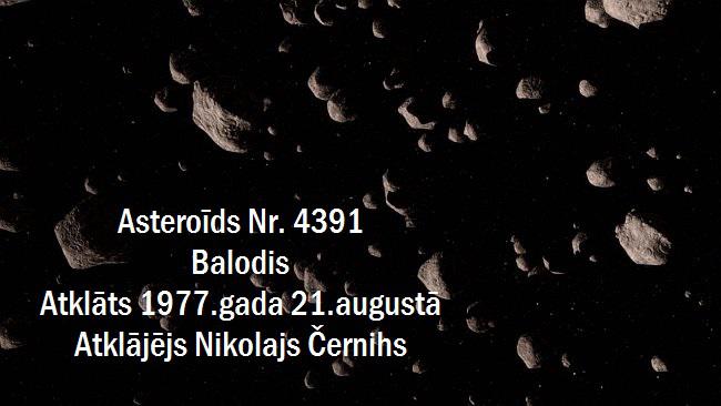 Scaronis asteroīds nosaukts LU... Autors: GargantijA Latvija debesīs.