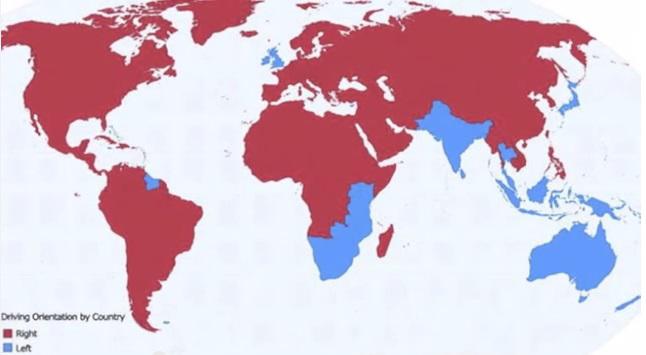 20 Ar sarkanu ndash valstis... Autors: The Diāna 25 savādākas pasaules kartes