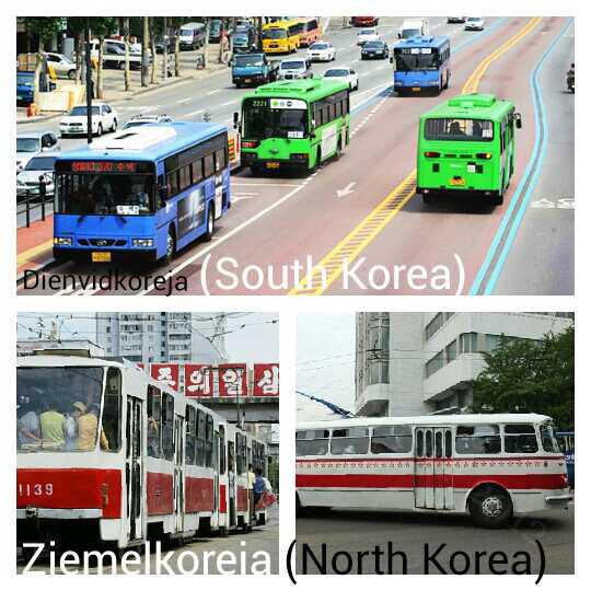 Sabiedriskais transports... Autors: ghost07 Dienvidkoreja vs Ziemeļkoreja