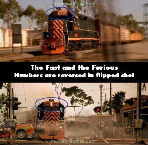 Nummuri uz lokomatīves ir... Autors: Laciz Ātrs un Bez Žēlastības - Kļūdas (Fast & Furious)
