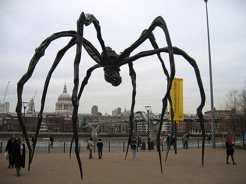 Zirneklis Tate Modern Londona Autors: KlavsAnson Šīs ir dažas no visradošākajām skulptūrām.