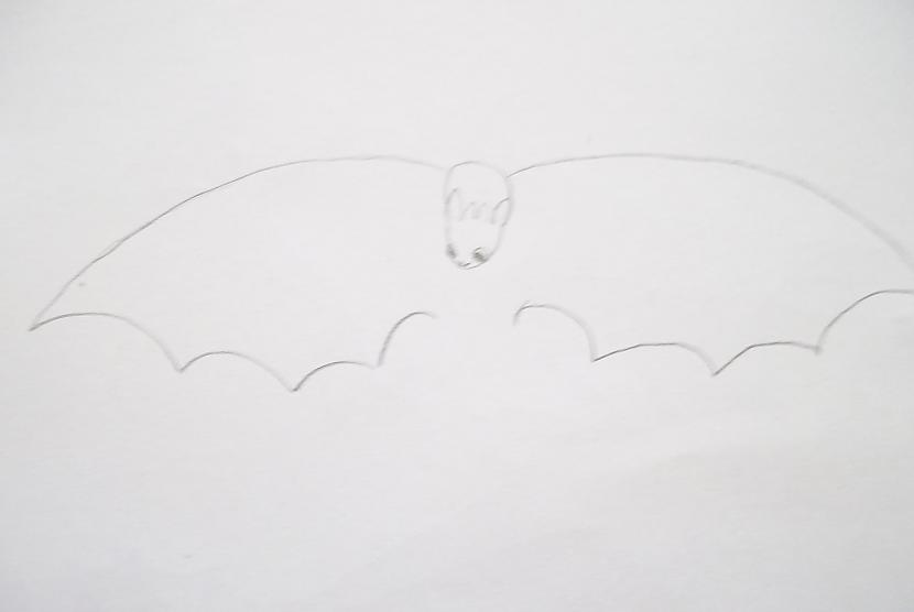 Tagad pabeigsim spārnus... Autors: vienpadsmitgadniece Kā zīmēt: lidojošs tumsējs fūrijs.
