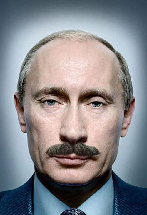 FOTO Autors: vodkam Putins un viņa ūsas