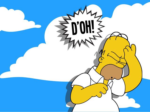 DOH uz franču valodu ir... Autors: kriska14 10 Dažādi fakti par Simpsoniem! #2