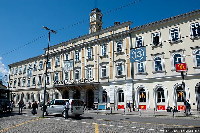 Ļubļana Slovēnija Autors: SinagogenBombardiren Dzelzceļa stacijas Eiropas galvaspilsētās
