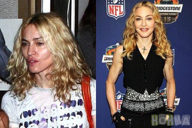 Madonna Autors: Kvartāla lēkātājsP Neredzētas bildes - slavenības bez kosmētikas