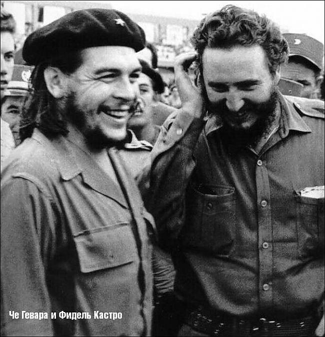 Če Gevaras un Fidela Kastro... Autors: Edgarinshs Retas vēsturiskas fotogrāfijas