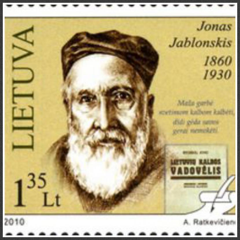 Jonas Jablonskis lietuviešu... Autors: ghost07 9 fakti par Lietuviešu valodu