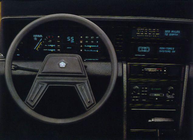 Chrysler Lazer 1984 Autors: KinoVakars Automobiļu paneļi no pagātnes.