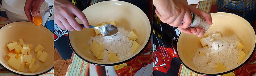 Gatavo smilscaronu mīklu... Autors: elektrodīvainā Vecāsmammas kūka (ābolkūka ar bezē cepurīti)