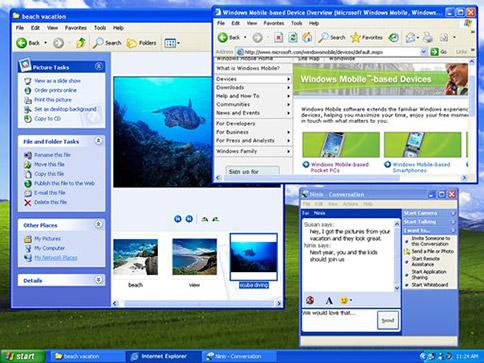    20012005 WindowsXP... Autors: Fosilija Windows Vēsture(1975-2011) drīzuma būss vel citi windows.