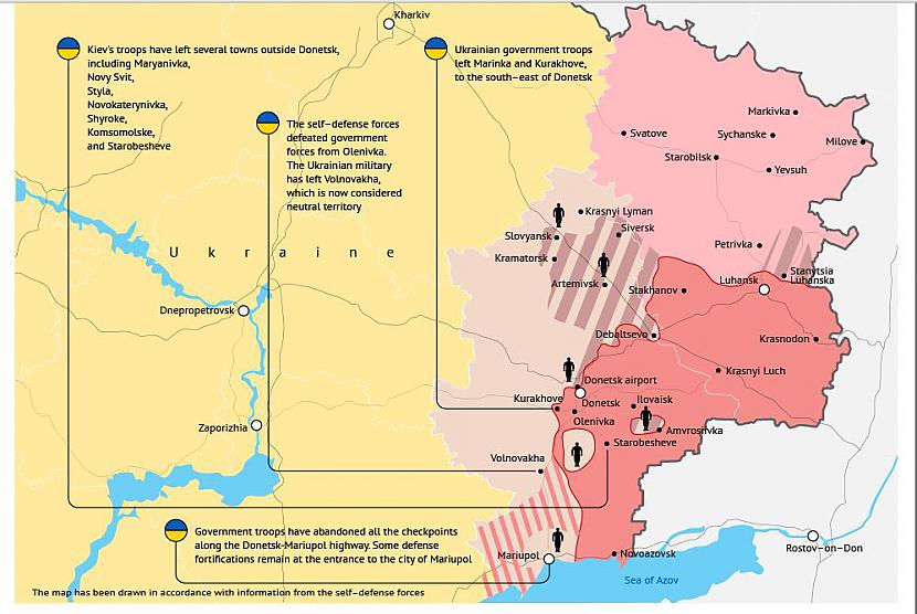 Scaronaj kartē ir redzams... Autors: bigbos Karš ukrainā, ekipējums, taktikas....
