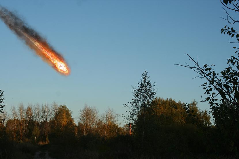 Sabildējot pāris bildes es... Autors: ORGAZMO Latvijā nokrita meteorīts!!!