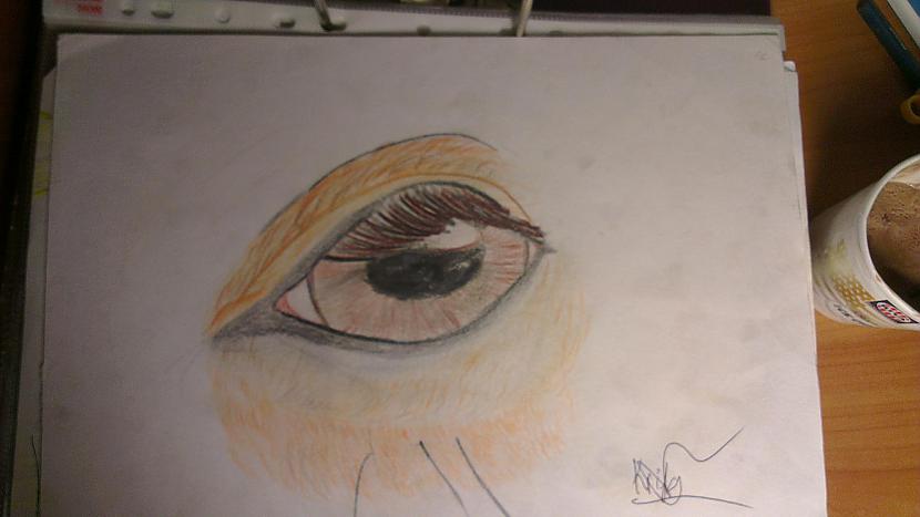 Mēģināju zīmēt zirga aci Tas... Autors: KriFucēns Daži skicelējumi.