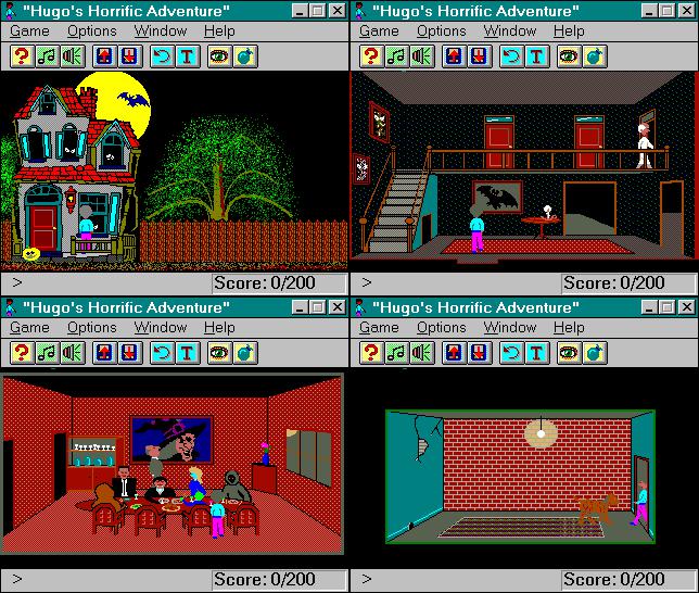 1990 Hugos House of... Autors: Werkis2 Šausmu videospēļu vēsture.1972-2015 (+180 spēles) Horror games.