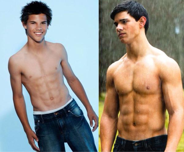 Aktieris  Taylor Lautner... Autors: Vafeleens Before and After (slavenības)