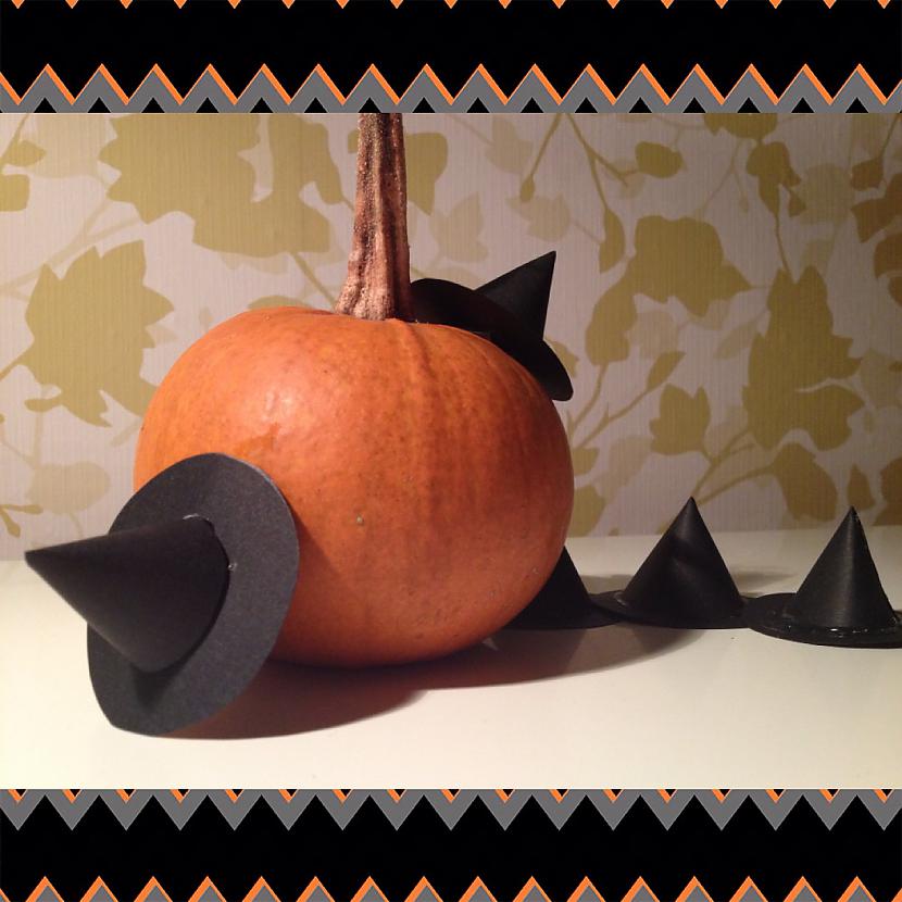 Tā top mazas raganu cepurītes... Autors: Blurpy DIY - Helovīna dekorācijas /2. daļa/
