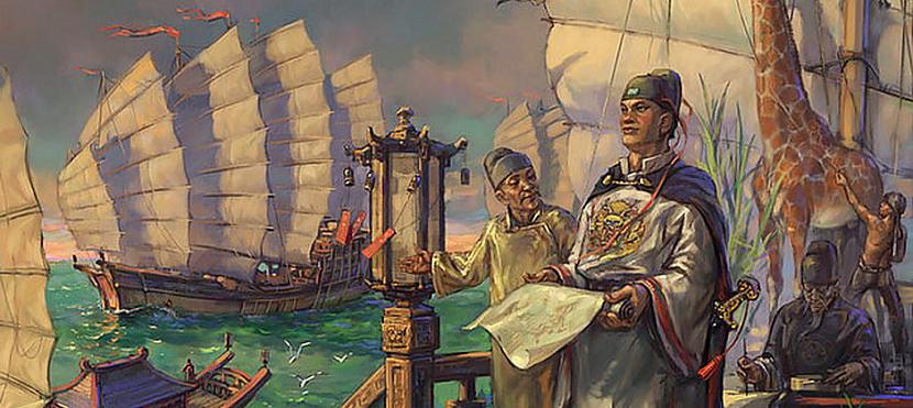 nbsp nbspFlotes vadību... Autors: Mao Meow Zheng He varenā dārgumu flote.