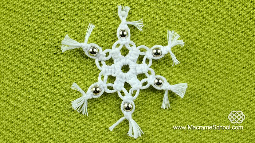 Mezglota Sniegpārsliņa ... Autors: macrame Mezglota Sniegpārsliņa