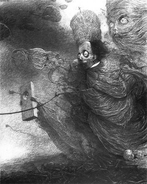  Autors: Edgarinshs Zdzisław Beksiński - mākslinieks no šausmu pasaules