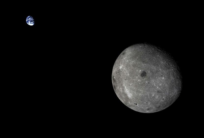 Fotogrāfija gan ar Mēnesi gan... Autors: kaķūns 10 pasaulei svarīgi notikumi PIRMOREIZ un TAGAD