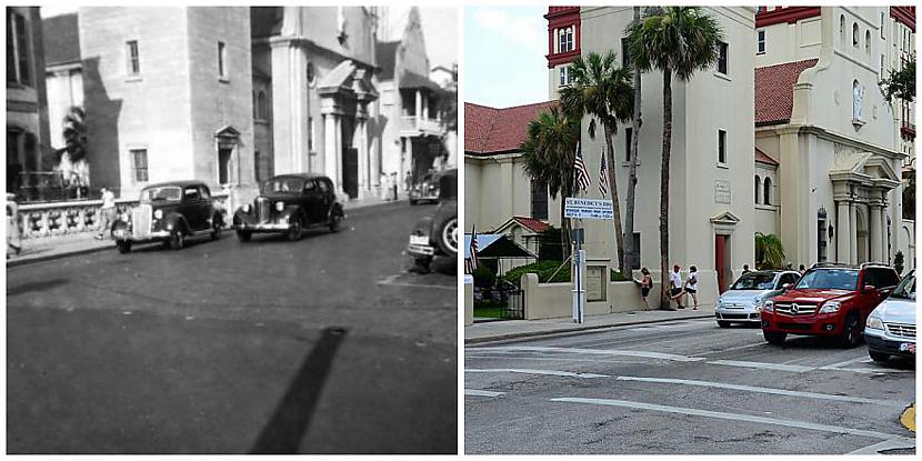 Katedrāles iela 1939gadā un... Autors: DeathIsComing Tad un Tagad Florida