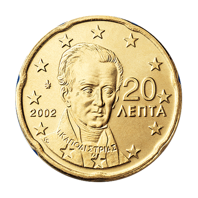 20 centi Scaronī monēta... Autors: KASHPO24 Grieķijas eiro monētas