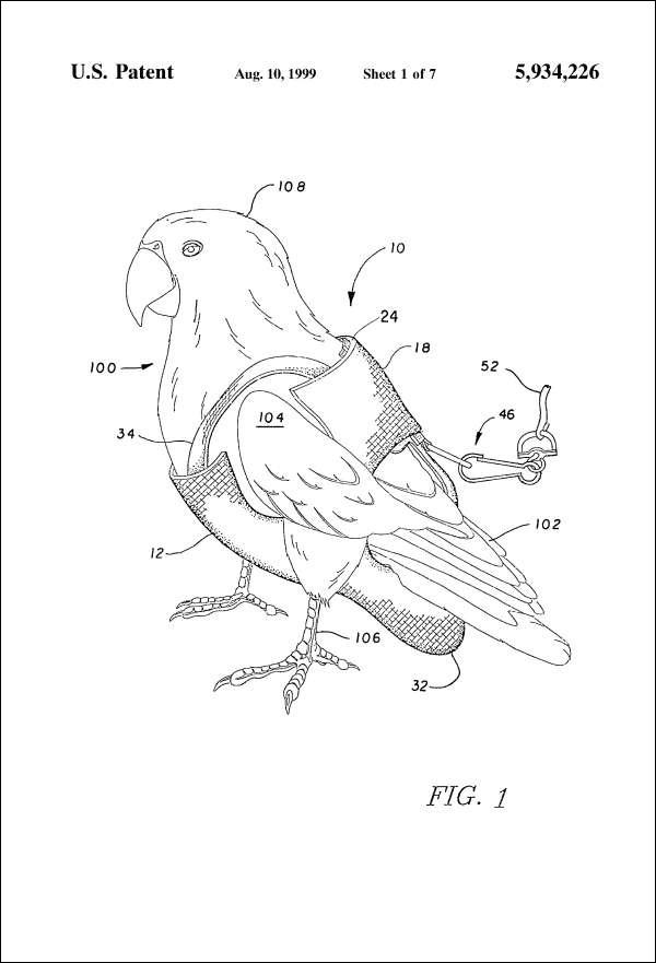 Ja Jusu mājdzīvnieks ir... Autors: elv1js Tici vai nē, bet šādi patenti eksistē.