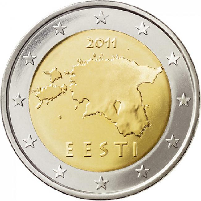 Uz divi eiro monētas joslas ir... Autors: KASHPO24 Igaunijas eiro monētas