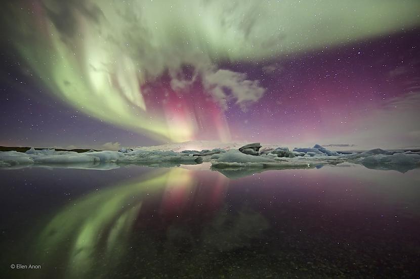 Ziemeļblāzma virs aisberga kas... Autors: DievaBalss Lieliskas un pārsteidzošas bildes!