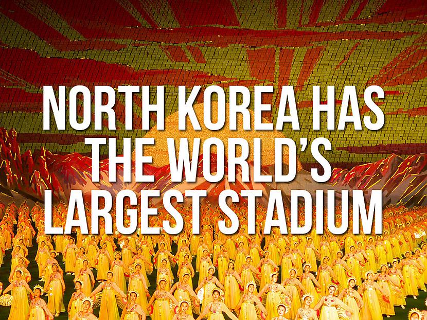 The Rungnado May Day stadionā... Autors: 3FckingUnicorns Kas notiek Ziemeļkorejā?